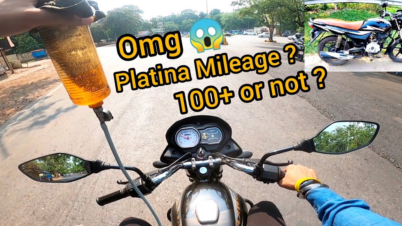 Bajaj Platina Mileage Test || Unbelievable || With Proof