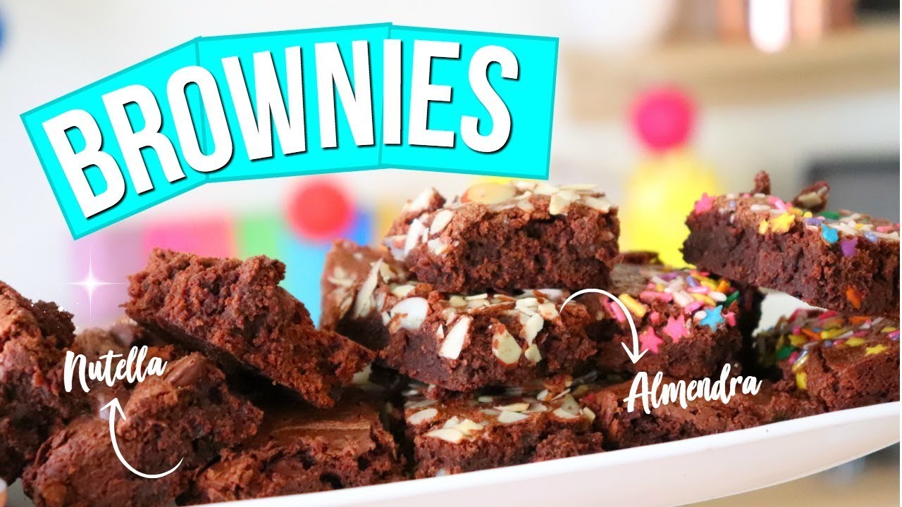 Brownies de 6 Ingredientes MUY FÁCILES  | RebeO