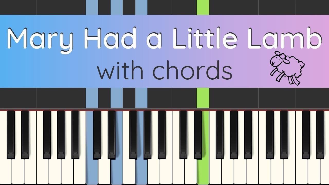 Mary Had A Little Lamb: Piano Tutorial with Chords