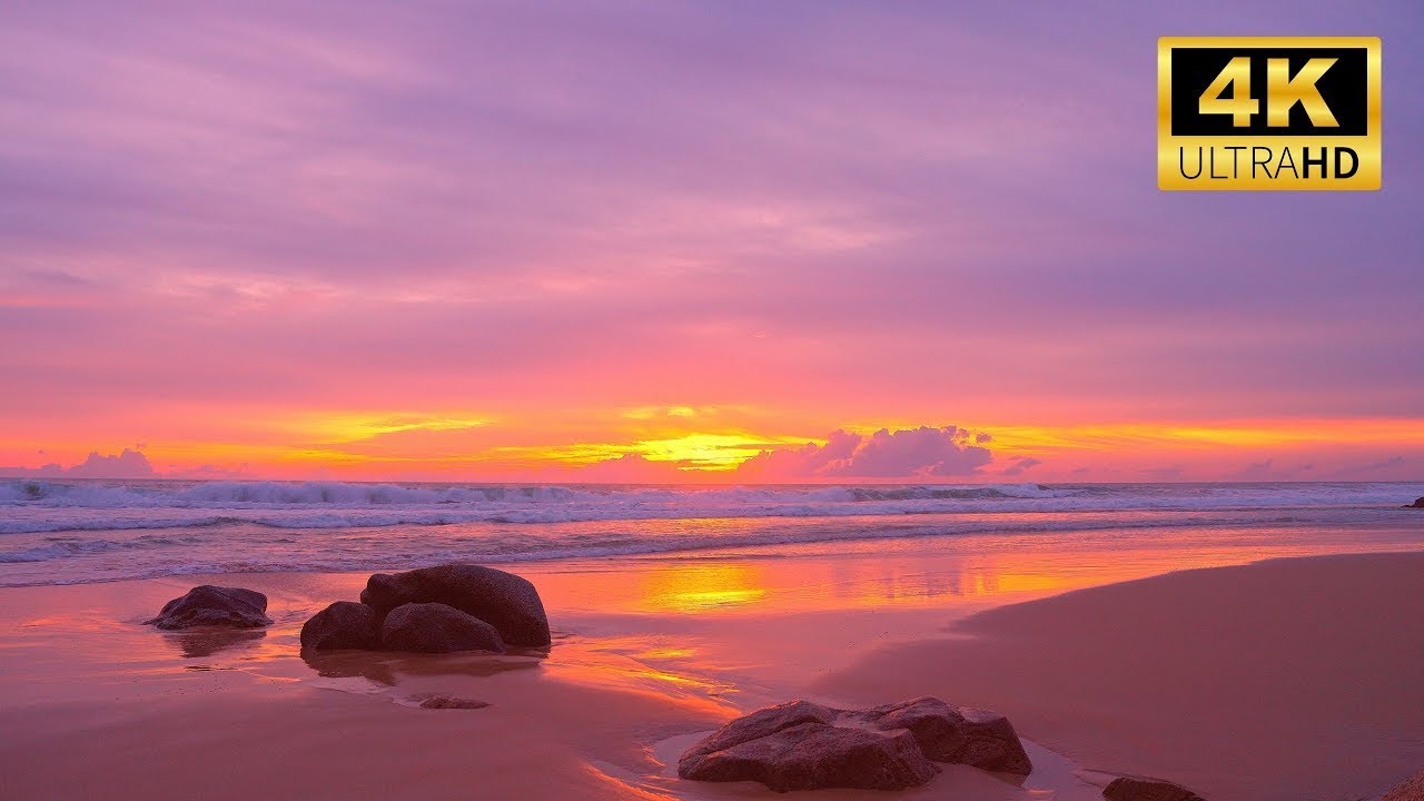 🌊 Relaxing Ocean Sounds in 4K: Soothing Beach Waves for Sleep and Relaxation | ASMR