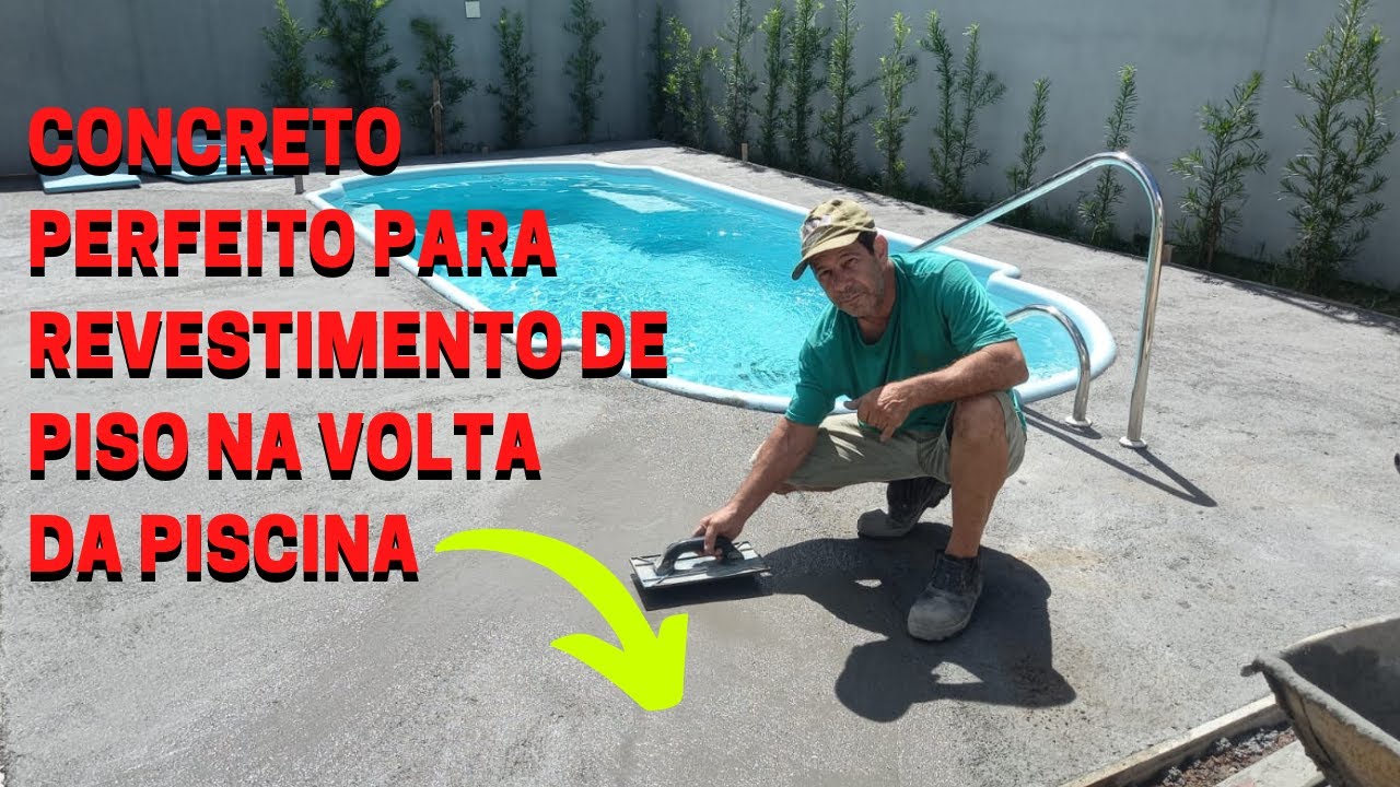 Contra Piso para Revestimento na Borda da Piscina