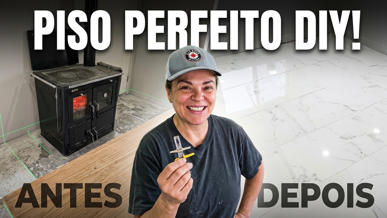Como Instalamos o Piso da Cozinha!!!