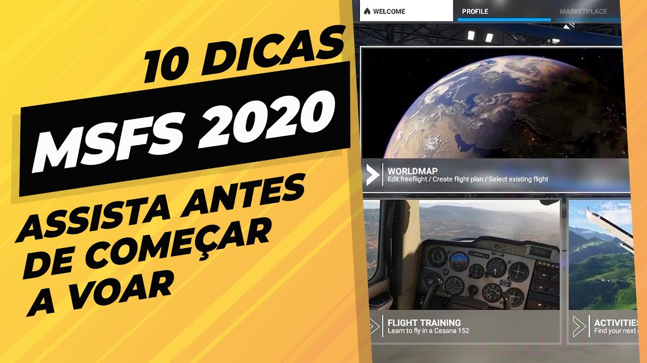 10 COISAS QUE VOCÊ PRECISA SABER para voar no FLIGHT SIMULATOR 2020