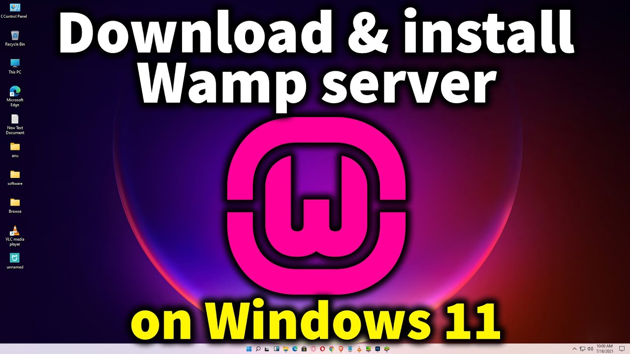 How to Download  and install Wamp  server on  Windows 11