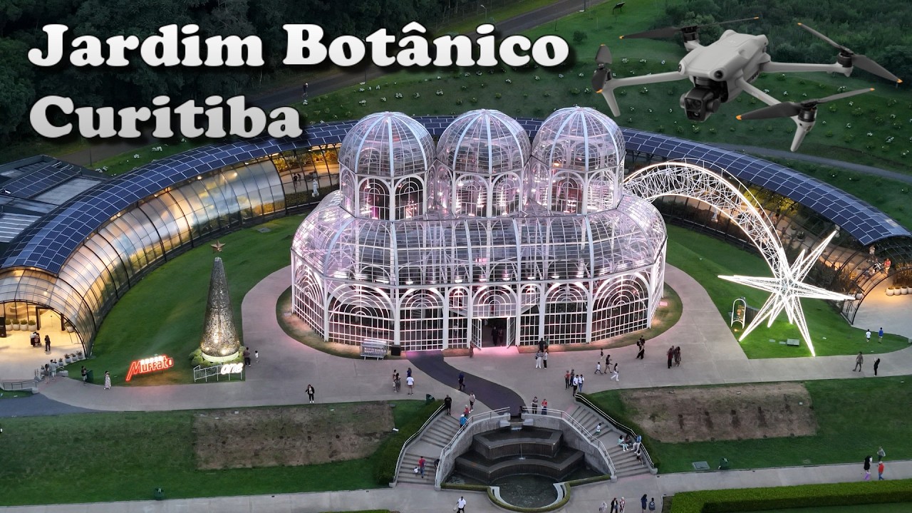 Jardim Botânico Curitiba em 4K com o Drone DJI Air 3