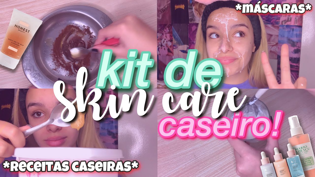 KIT DE SKIN CARE CASEIRO #5 🧴✨