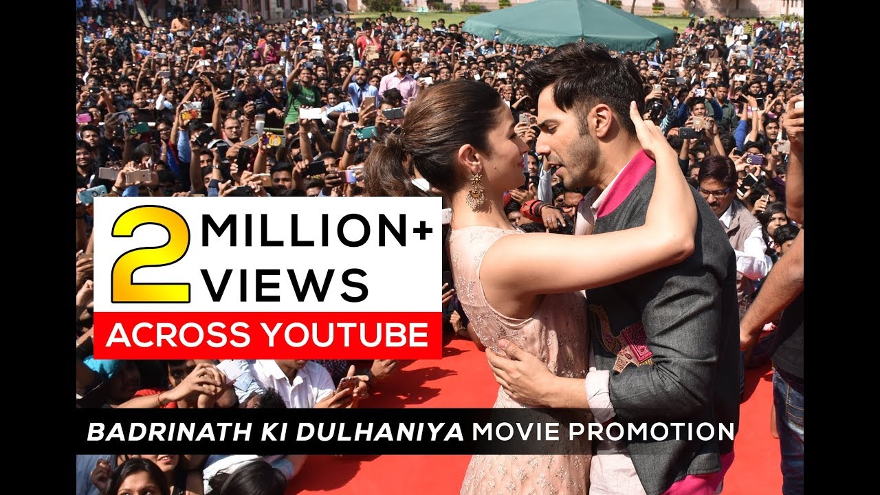 'Badrinath ki Dulhaniya' Movie Promotion by Alia Bhatt and Varun Dhawan at Arya Group of Colleges