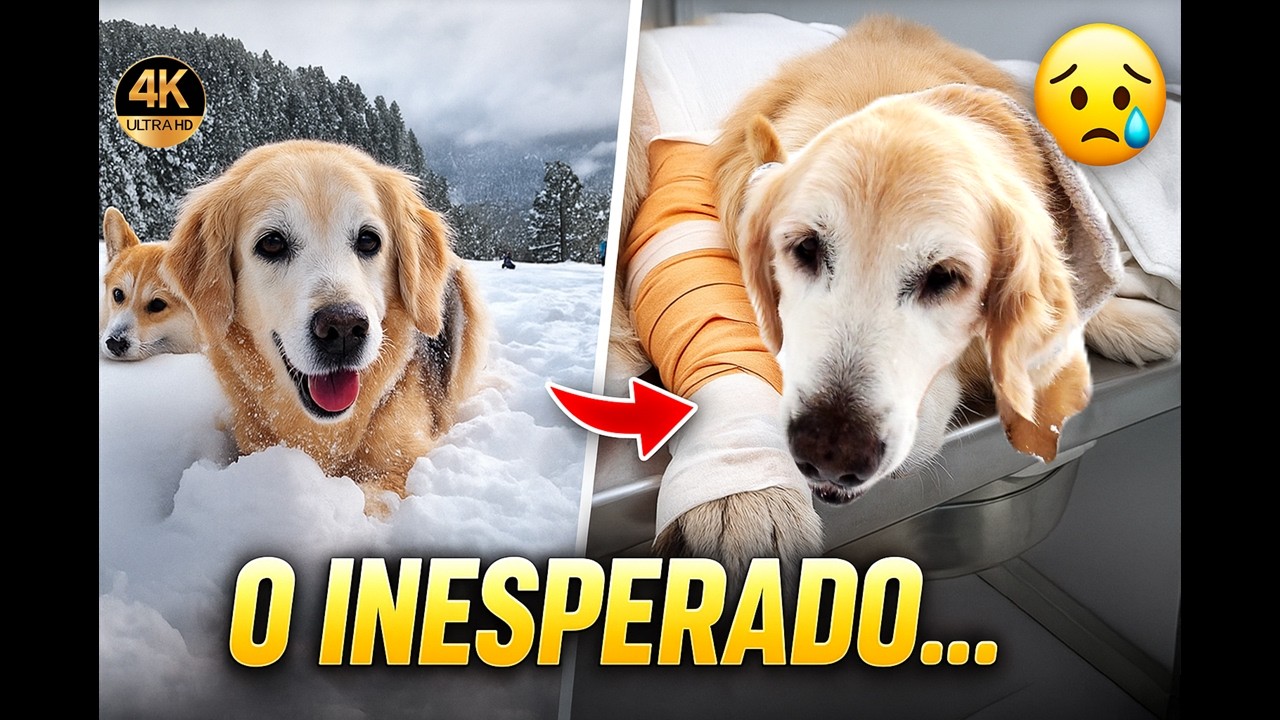 Levamos Nossa Golden de 14 Anos Para Ver Neve… Mas o Inesperado Aconteceu na Volta