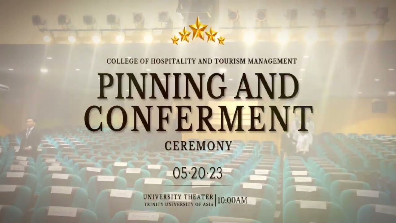 TUA CHTM First Pinning and Conferment Ceremony