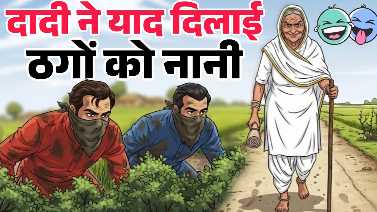 चालाक दादी ने याद दिलाई ठगों को नानी।।hindi story । Desi Village Story #motivation #moralstories