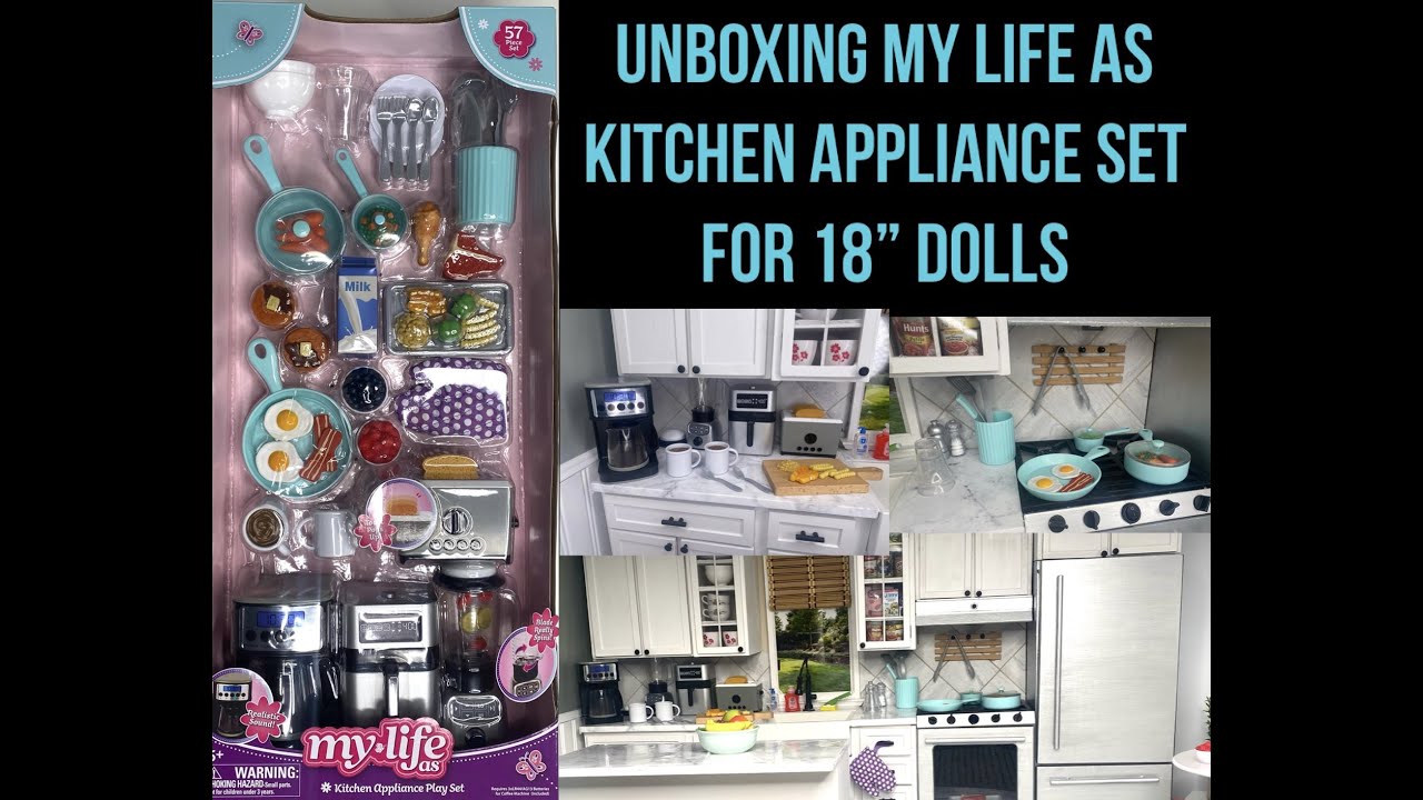 UNBOXING My Life As Kitchen Appliance Play Set **BEST SET EVER**