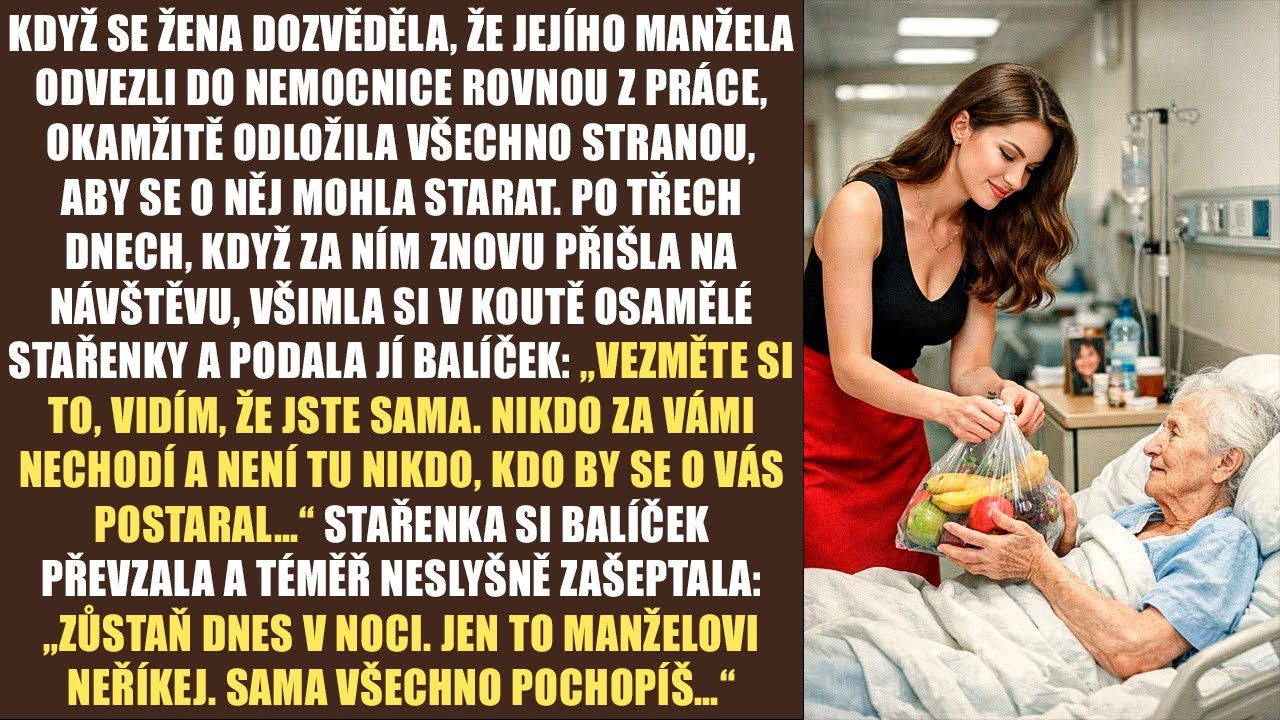Když se žena dozvěděla, že jejího manžela odvezli do nemocnice rovnou z práce, okamžitě odložila...