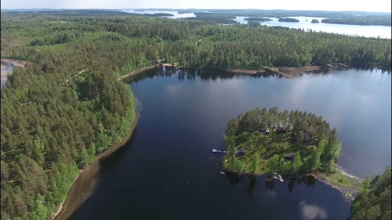 Annikinniemi, Vekaransalmi ilmakuva
