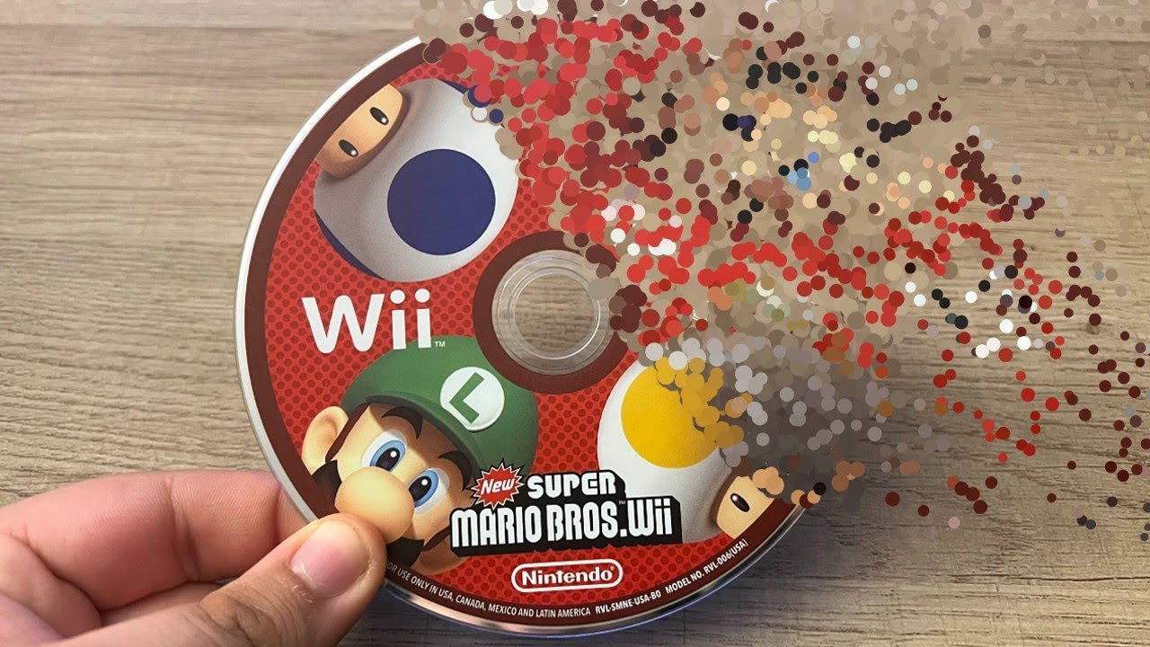 Моя копия New Super Mario Bros. Wii оказалась повреждена...