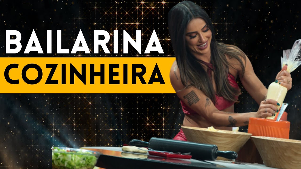 Bailarina faz pizza no palco e compartilha receita nos bastidores | FAUSTÃO NA BAND