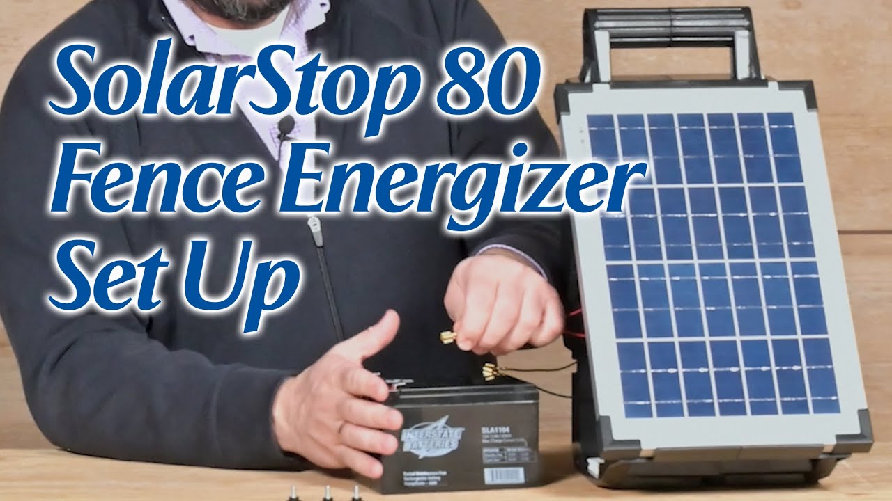 Установка генератора для забора SolarStop 80