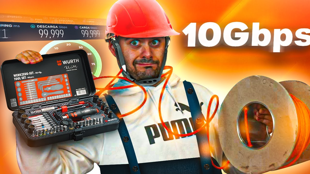 Instalo la RED de mi casa para tener 10Gbps!!! y... esto es DE LOCOS!! 😍😍