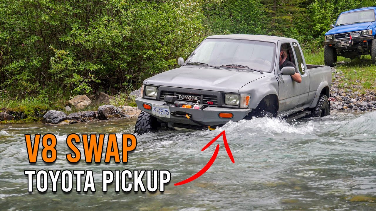 V8 Swap 1989 Toyota Pickup Off-Road!!!