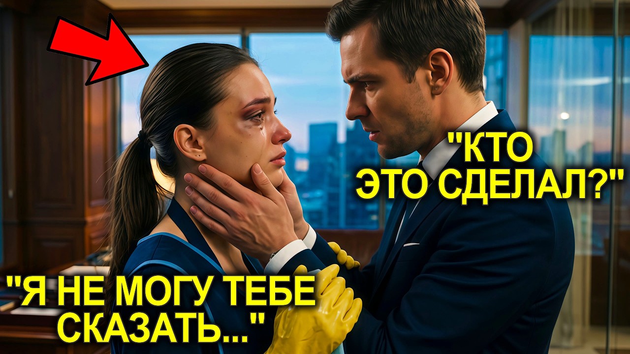 «Кто ЭТО Сделал?» Спросил Директор, Увидев Синяк У Уборщицы... Он Слишком Близко ЗНАЛ Её Боль!!!