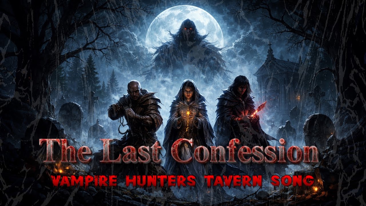 The Last Confession - Medieval Tavern Ballad | Vampire Hunters Under the Full Moon