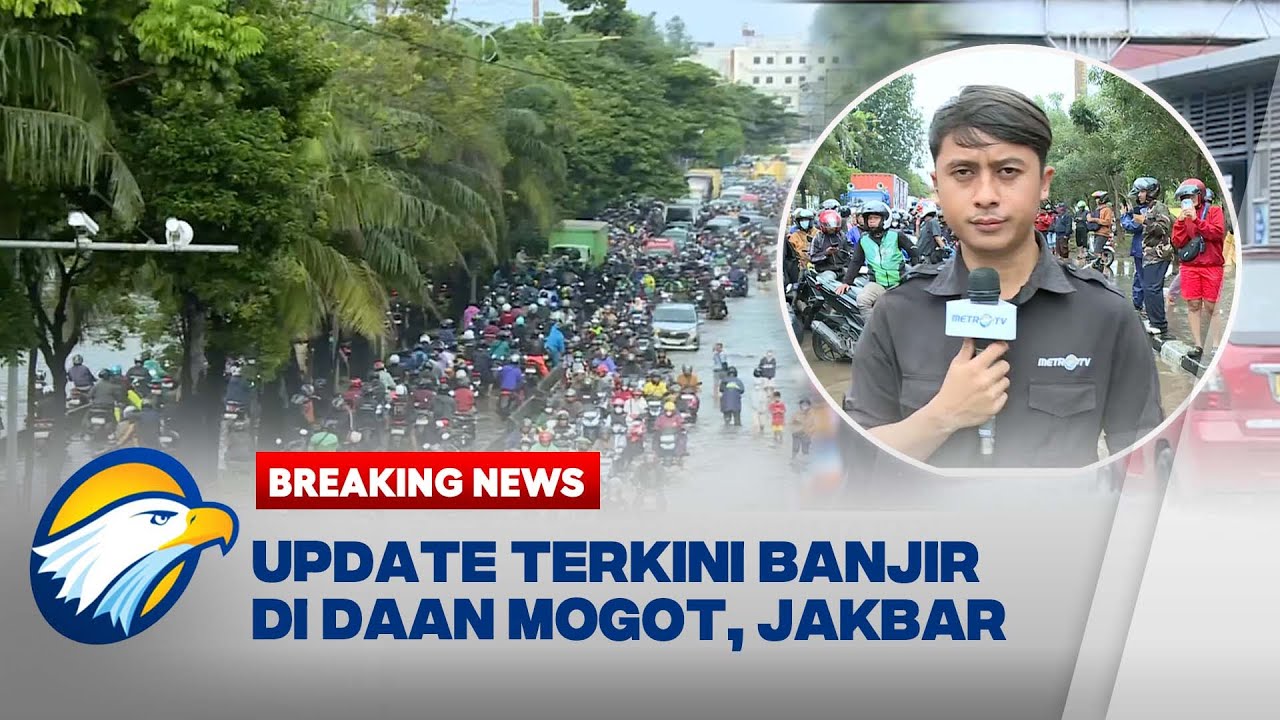 BREAKING NEWS - Situasi Titik Terparah Banjir Daan Mogot Bikin Kendaraan Menumpuk