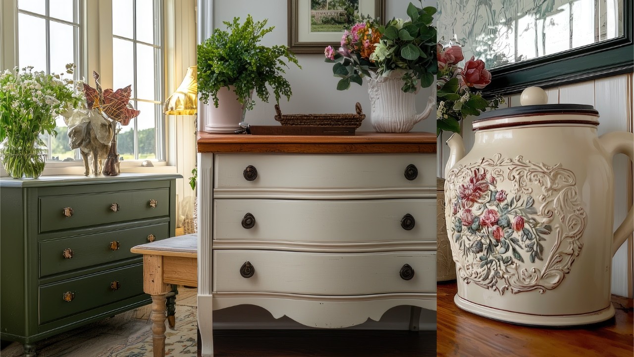 Trash to Treasure Ideas in 2025 Part 2: Transforming Old Furniture into Farmhouse Chic