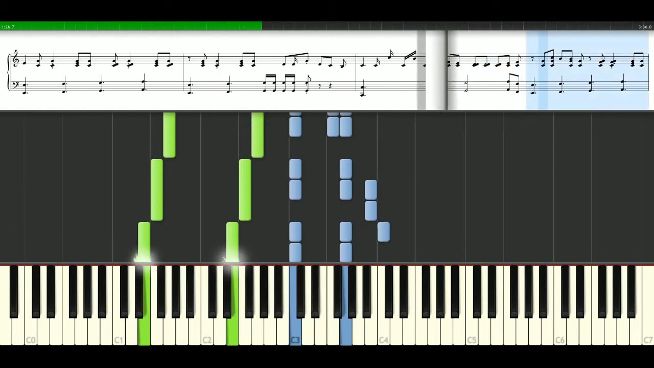 Vanessa Carlton - Ordinary day [Piano Tutorial] Synthesia