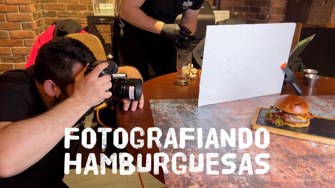 🍔 FOTOGRAFÍA de HAMBURGUESAS | Sesión REAL con CLIENTE