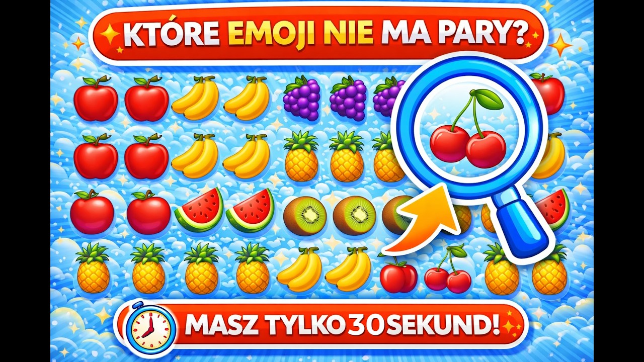 👀CZY ZNAJDZIESZ EMOJI BEZ PARY?