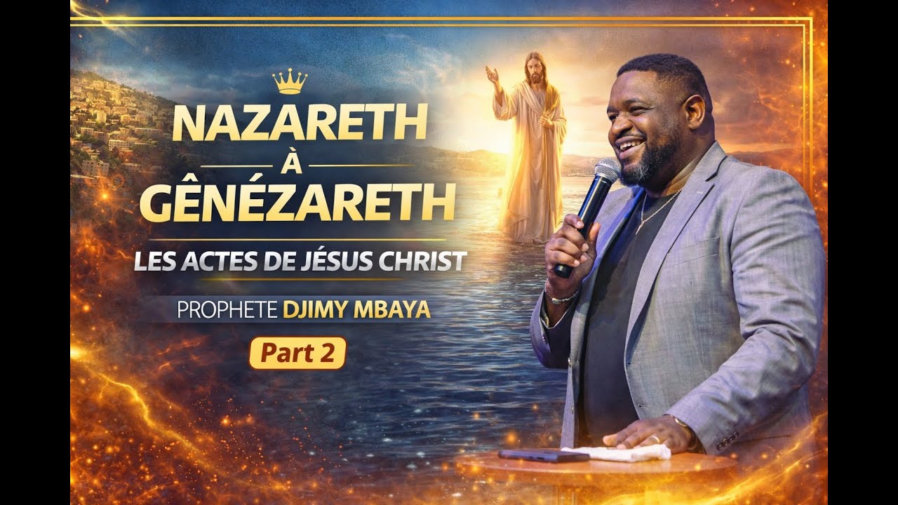 NAZARETH A GÉNÉZARETH // LES ACTES DE JESUS CHRIST // PROPHETE DJIMY MBAYA Part 2