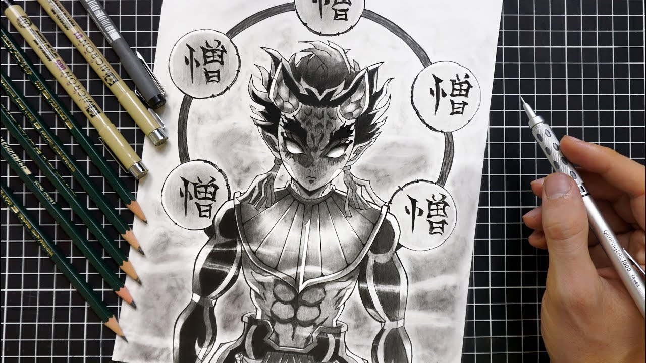 how to draw Hantengu : Zohakuten - Demon slayer [Kimetsu no Yaiba] | Easy Drawing