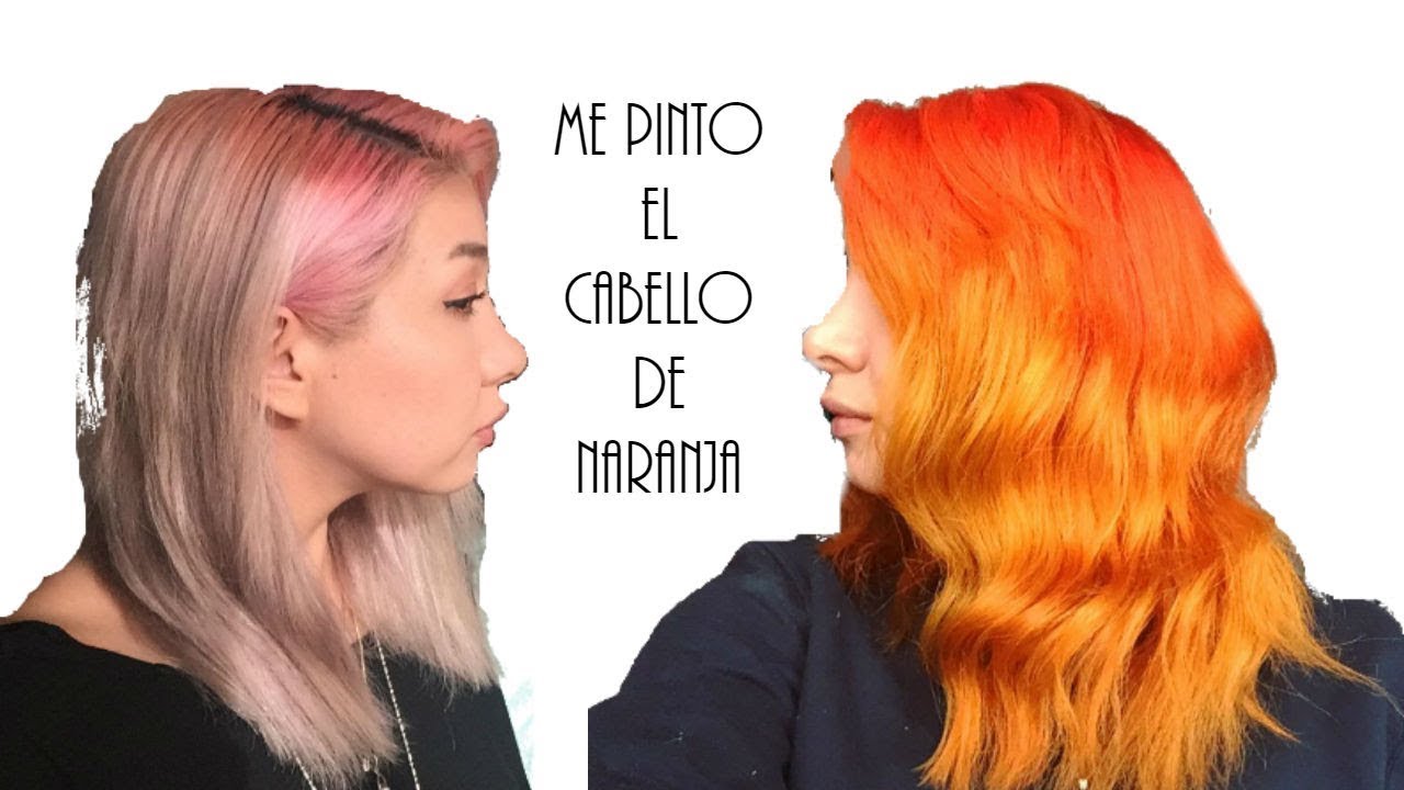Me pinto el cabello de naranja con küül
