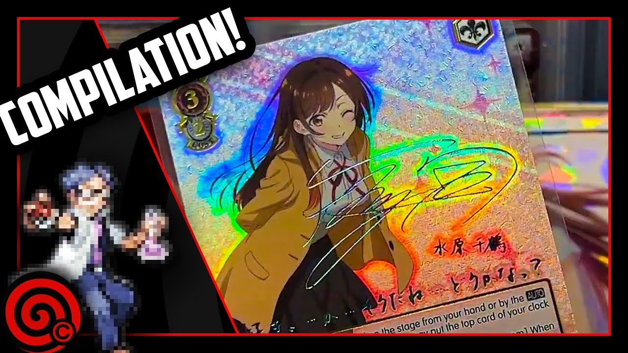 Weiss Schwarz Signature Cards & Anime Chase Cards 🔥 YouTube Shorts Compilation