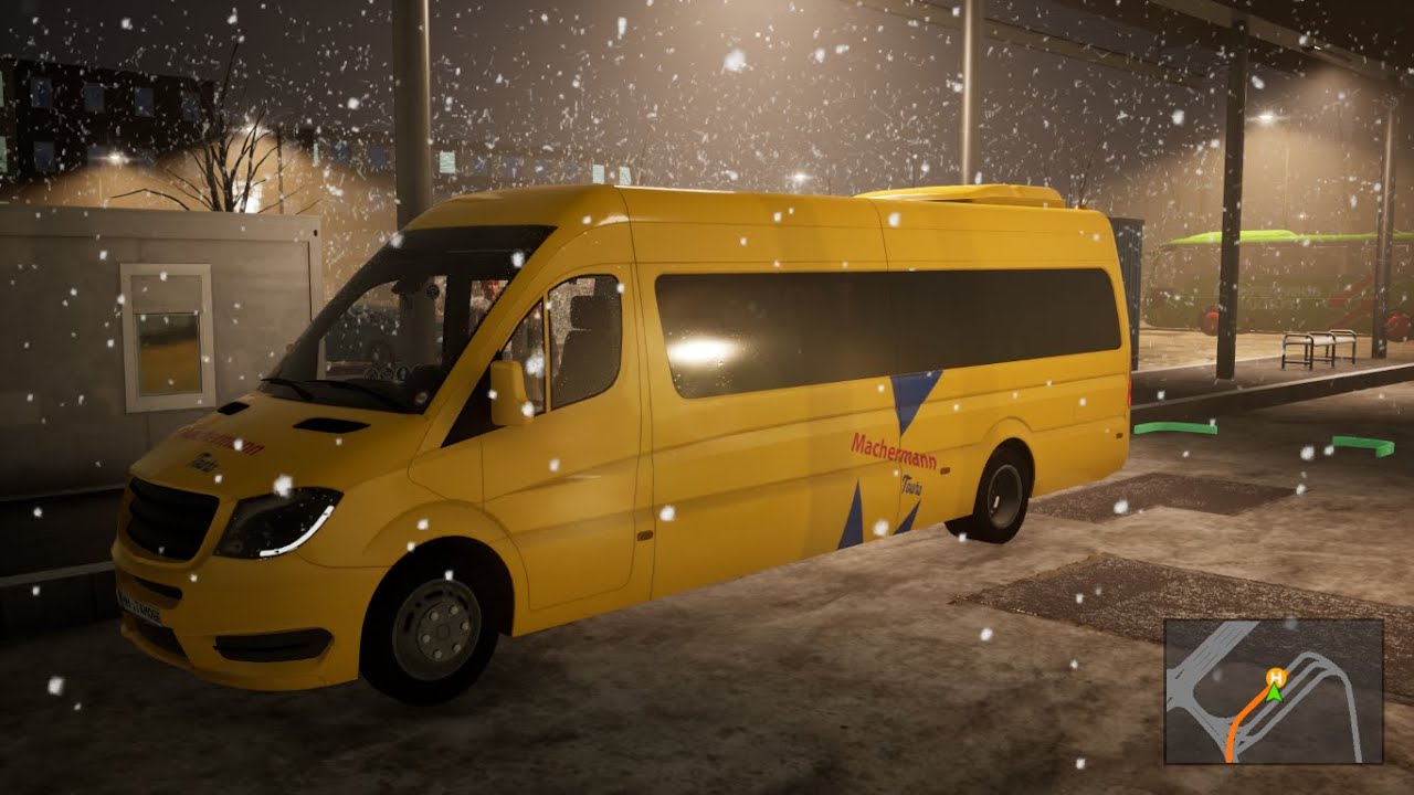 Fernbus Simulator | Mercedes-Benz Sprinter | Gameplay