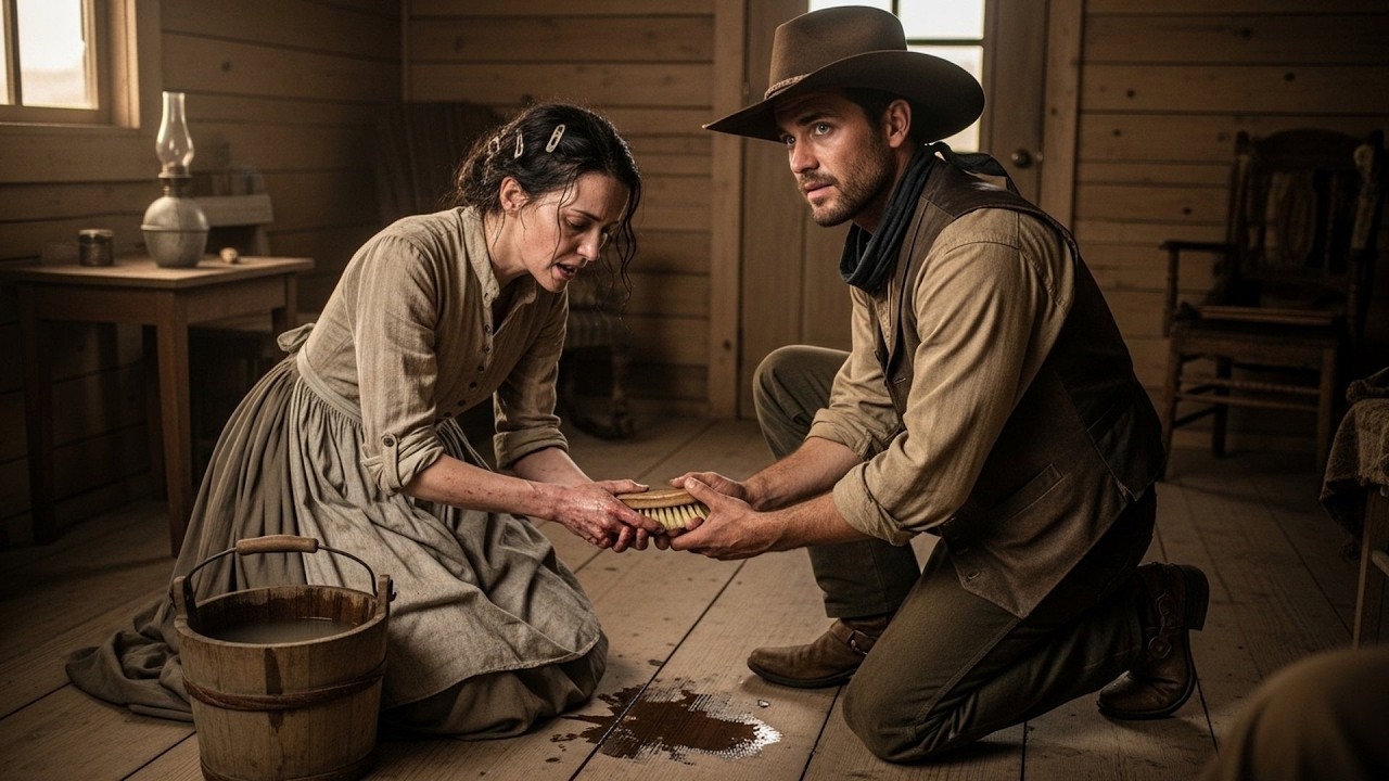 She Was Scrubbing Blood From Floorboards, Cowboy Said 