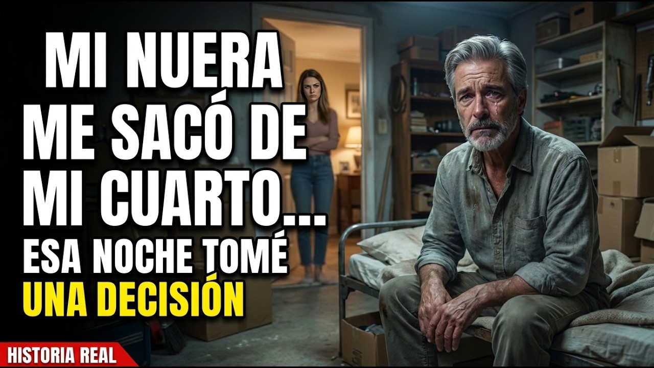 Mi nuera me sacó de mi cuarto y me puso en el garaje… Esa noche tomé la decisión más importante