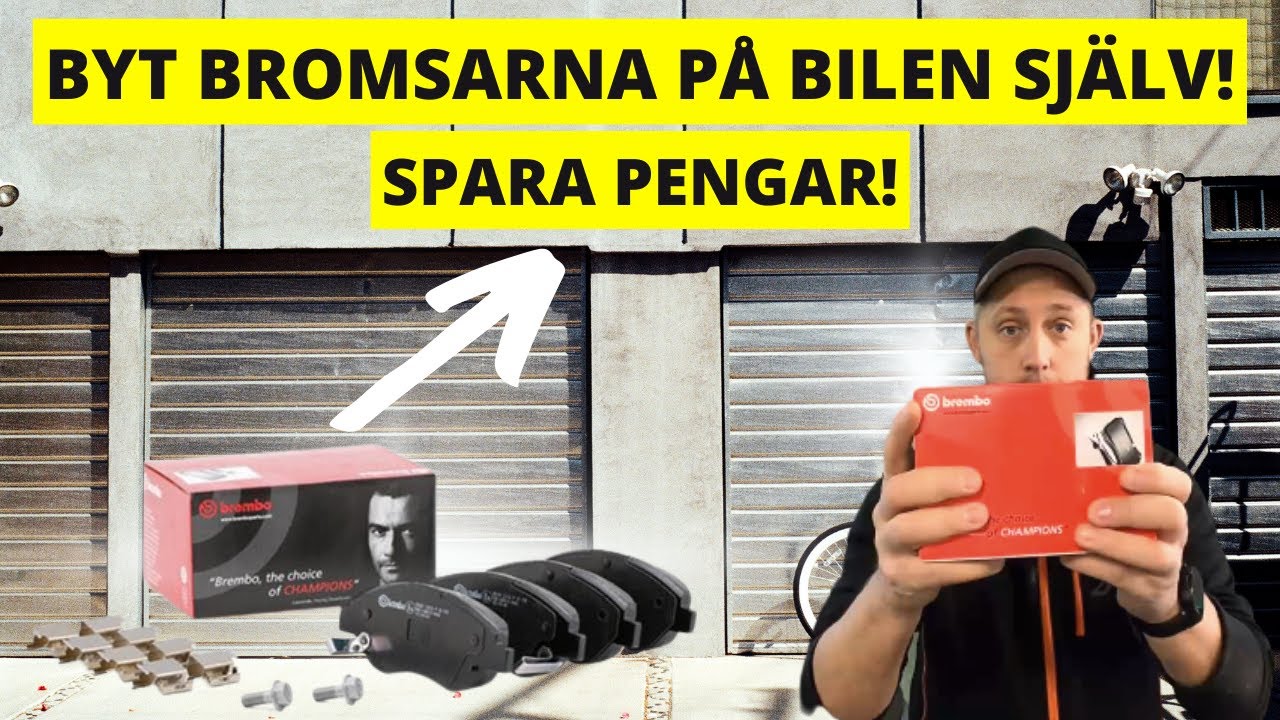 Hur man byter bromsar på bilen! Det fixar du själv. Spara pengar!