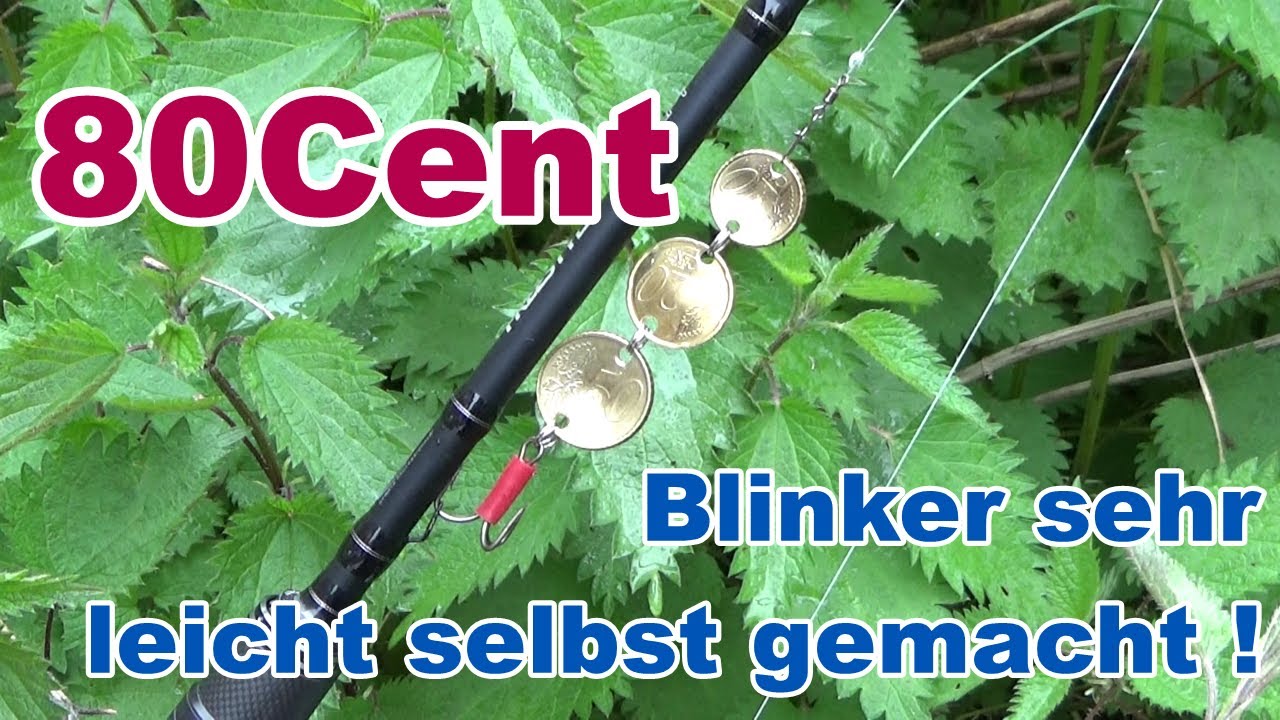 Blinker aus Centstücken selbst gemacht. Blinker selber bauen. Lifehack