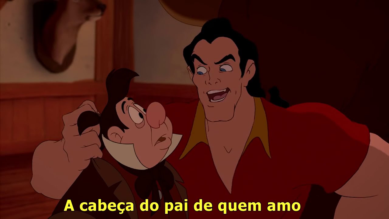 A Bela e a  Fera (1991) - GASTON 