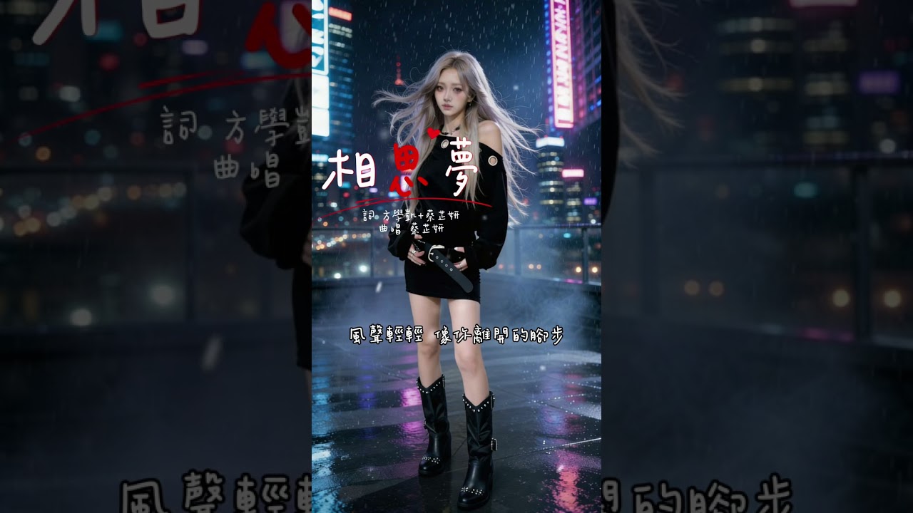 相思夢 - 蔡芷妍｜「這場相思夢 愛到咱心攏碎去」動態歌詞 #蔡芷妍 #相思夢 #台語歌 #悲傷情歌 #愛情心碎 #原創歌曲