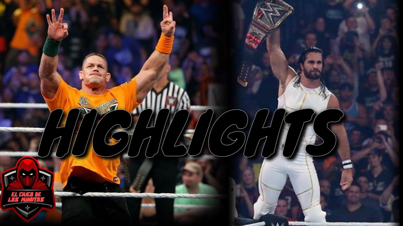 SETH ROLLINS VS JOHN CENA HIGHLIGHTS