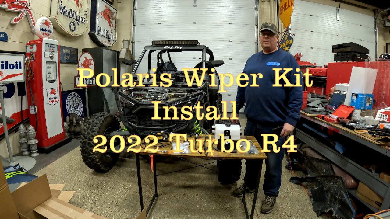 RZR Turbo R Polaris wiper kit install.
