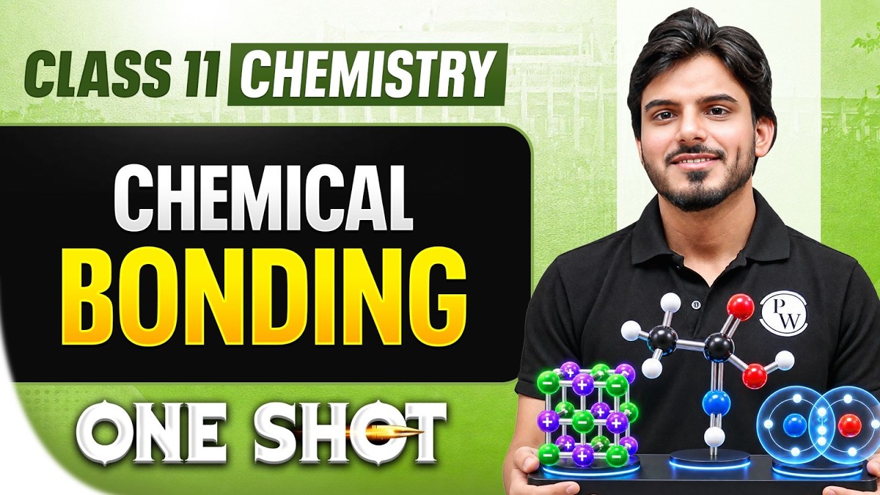 Chemical Bonding Class 11 One Shot 🔥 | Detailed Revision | Chemistry Chapter 4 | By Aakash Sir
