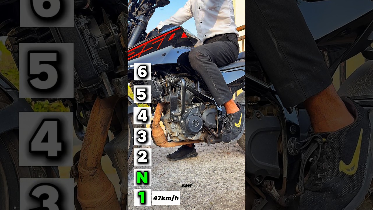 🤯 Максимальная скорость на каждой передаче на KTM Duke 250 Gen 3 2026 Top Speed ​​#ktm #duke250 #...