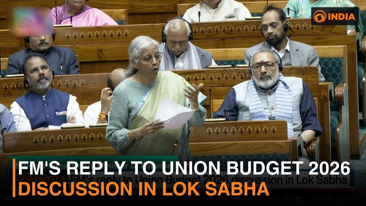 LIVE: Finance Minister Nirmala Sitharaman's reply to Union Budget 2026 discussion in Lok Sabha