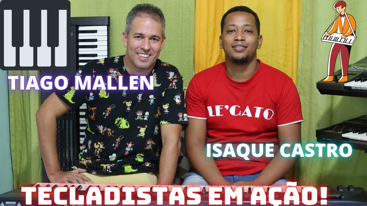 TECLADISTAS EM AÇÃO ! ISAQUE CASTRO E TIAGO MALLEN - (IMPROVISO PIANO) 