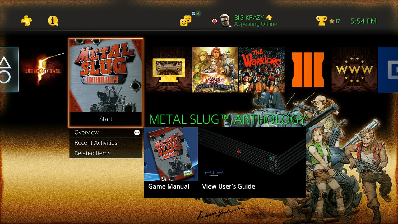 Metal Slug Anthology PS4 Trophy List/Theme + Gameplay HD 1080p No Commentary