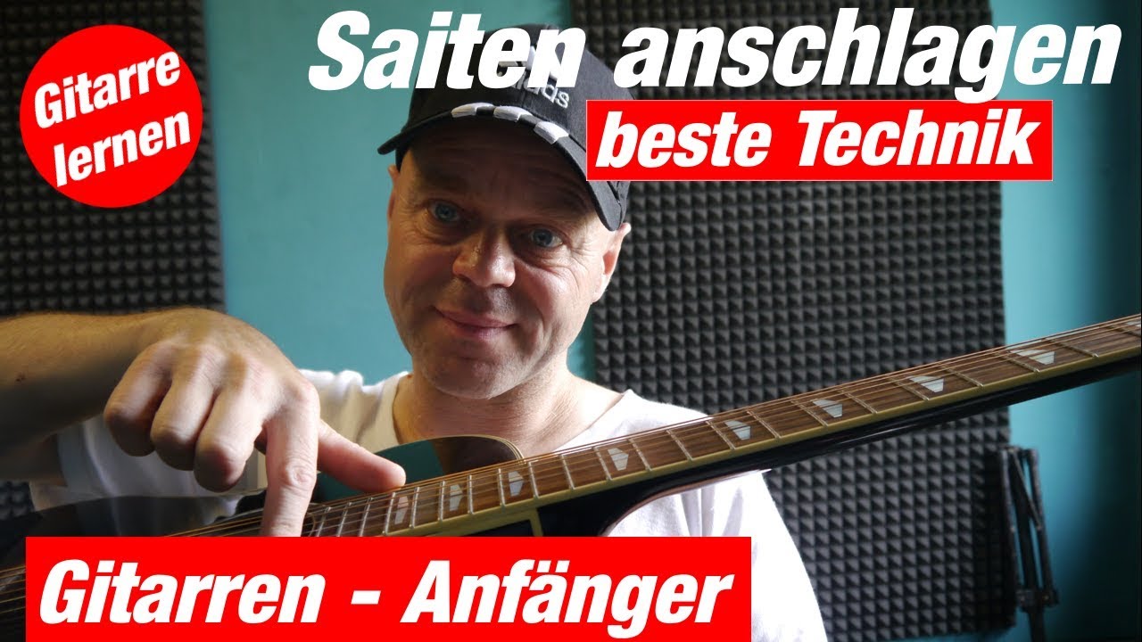 Wie schlage ich die Saiten mit dem Fingern an? Gitarre lernen🎸