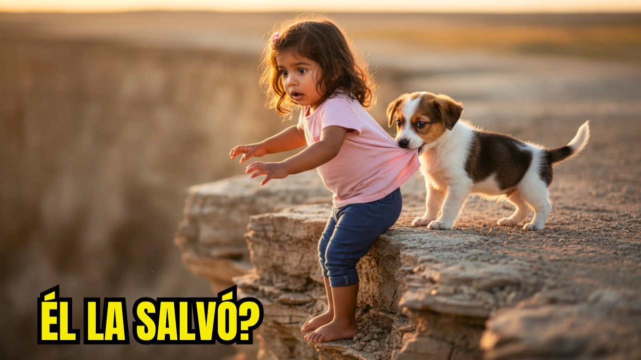 Una niña de 3 años estaba a punto de caer de un precipicio… pero alguien apareció de la nada