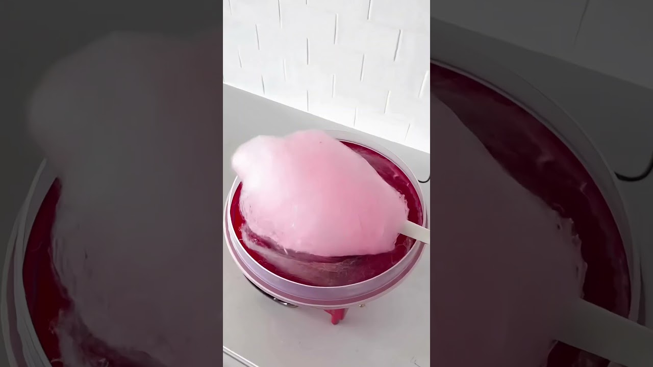 Easy to make cotton candy at home🍬😋 #dhgate #coolgadgets